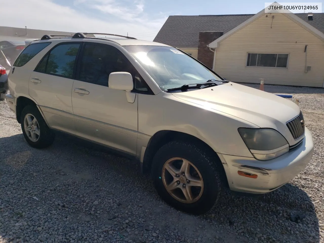 2000 Lexus Rx 300 VIN: JT6HF10U6Y0124965 Lot: 71841114