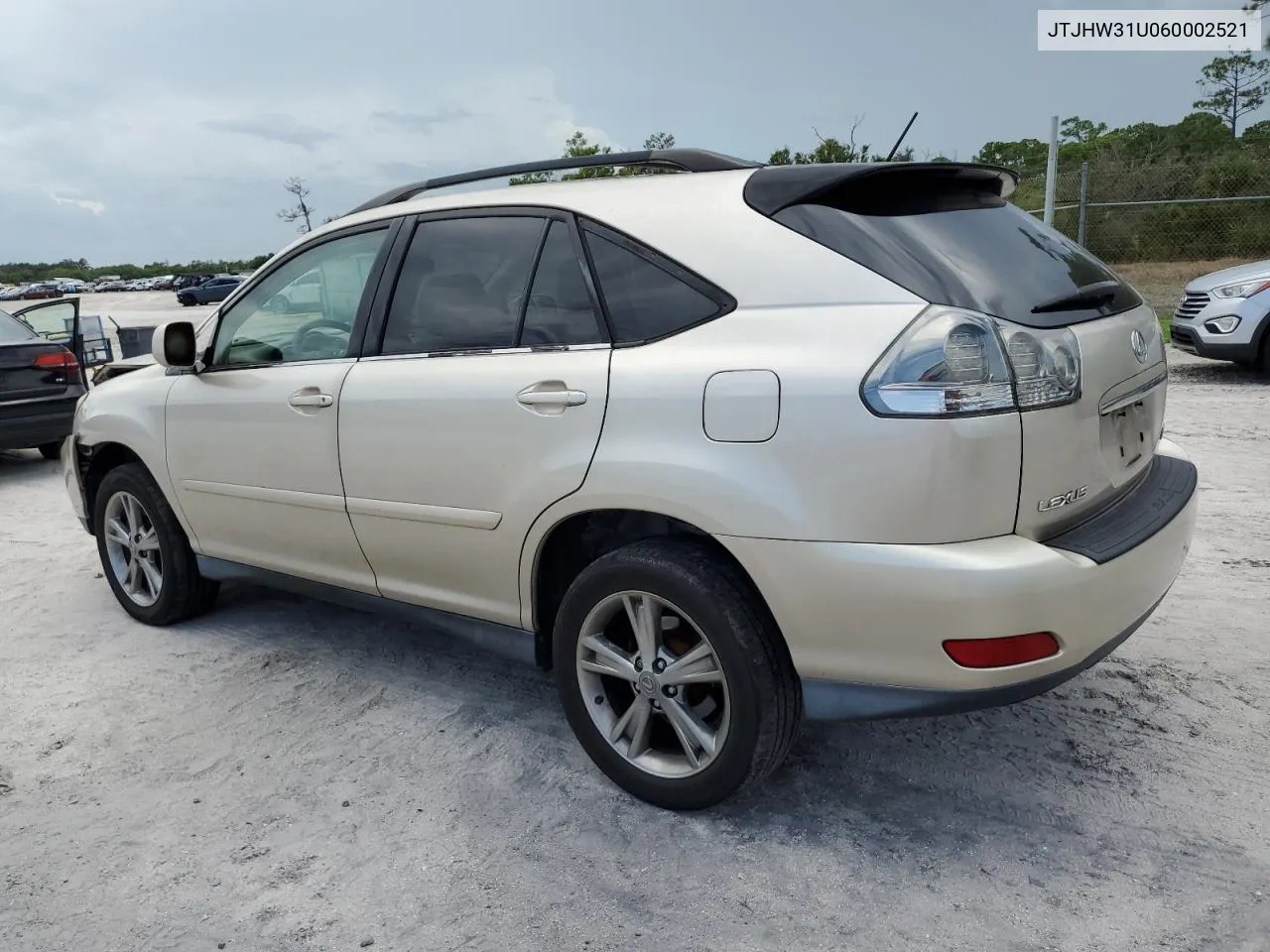 2006 Lexus Rx 400 VIN: JTJHW31U060002521 Lot: 70450324