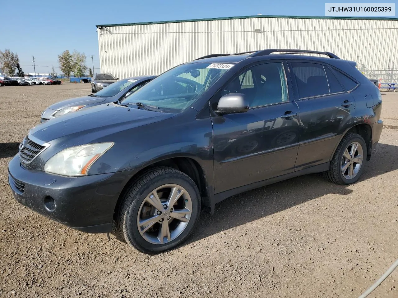 2006 Lexus Rx 400 VIN: JTJHW31U160025399 Lot: 71073124