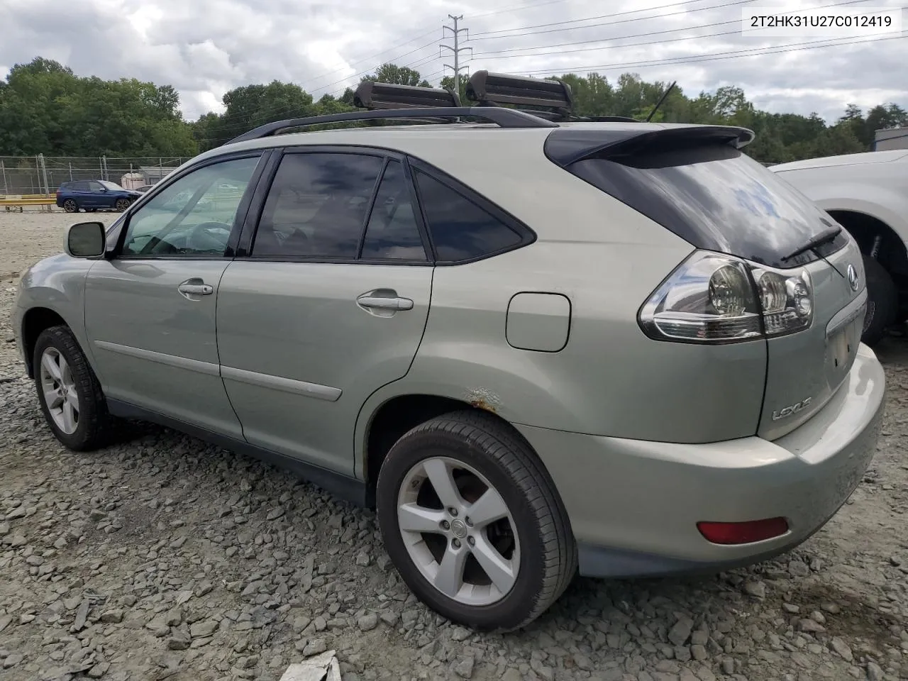 2007 Lexus Rx 350 VIN: 2T2HK31U27C012419 Lot: 66743254