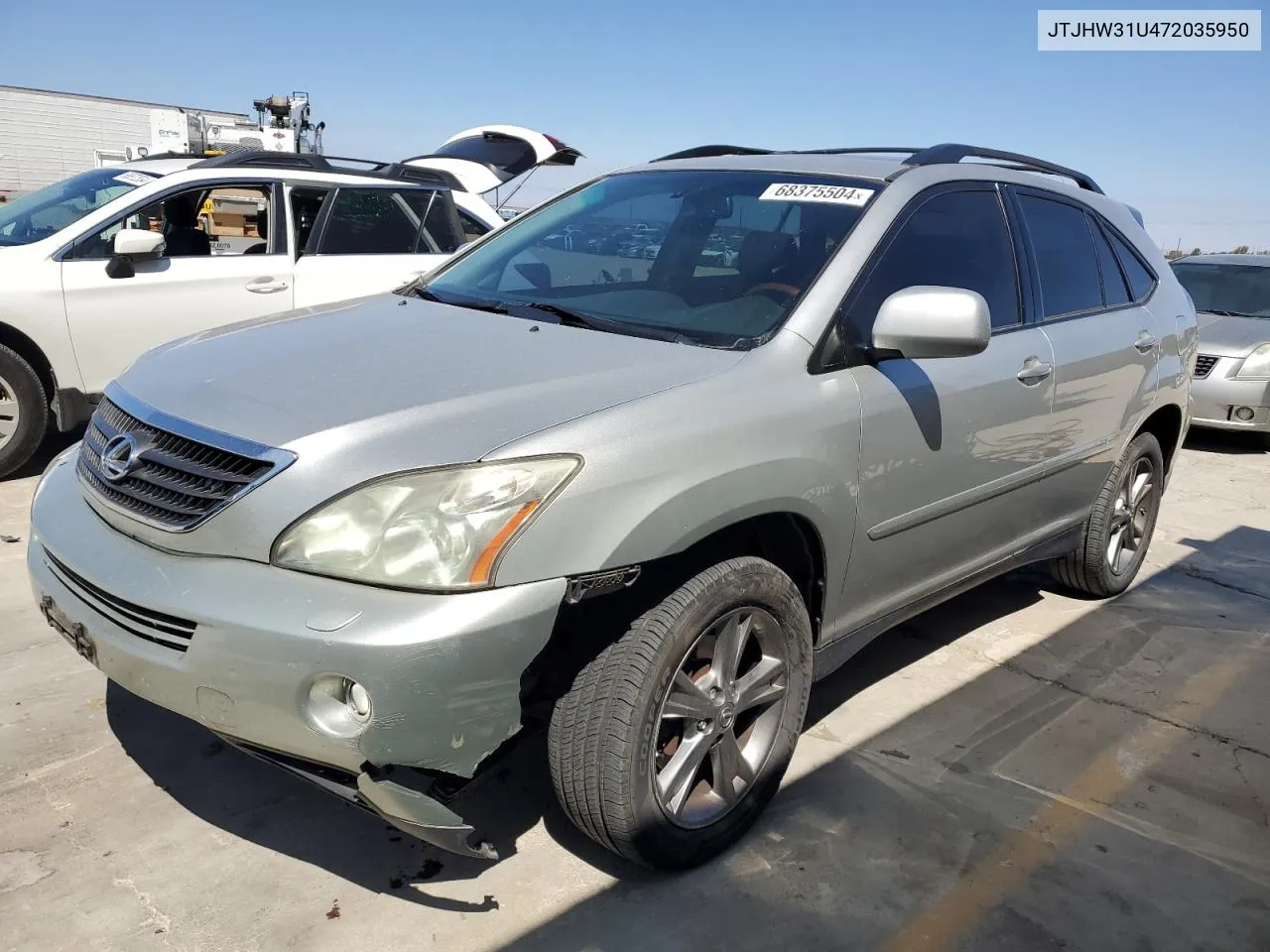 2007 Lexus Rx 400H VIN: JTJHW31U472035950 Lot: 68375504