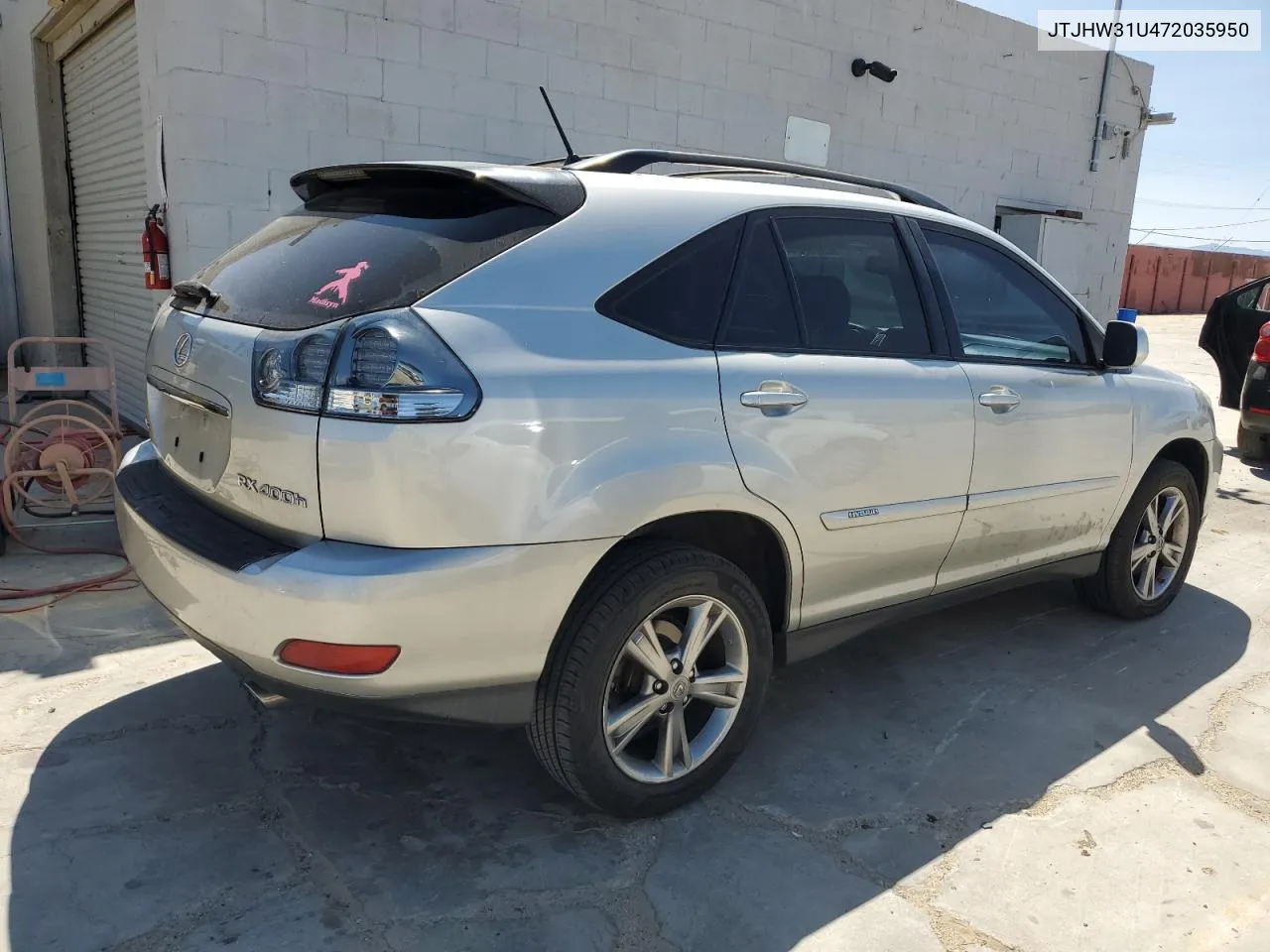 2007 Lexus Rx 400H VIN: JTJHW31U472035950 Lot: 68375504