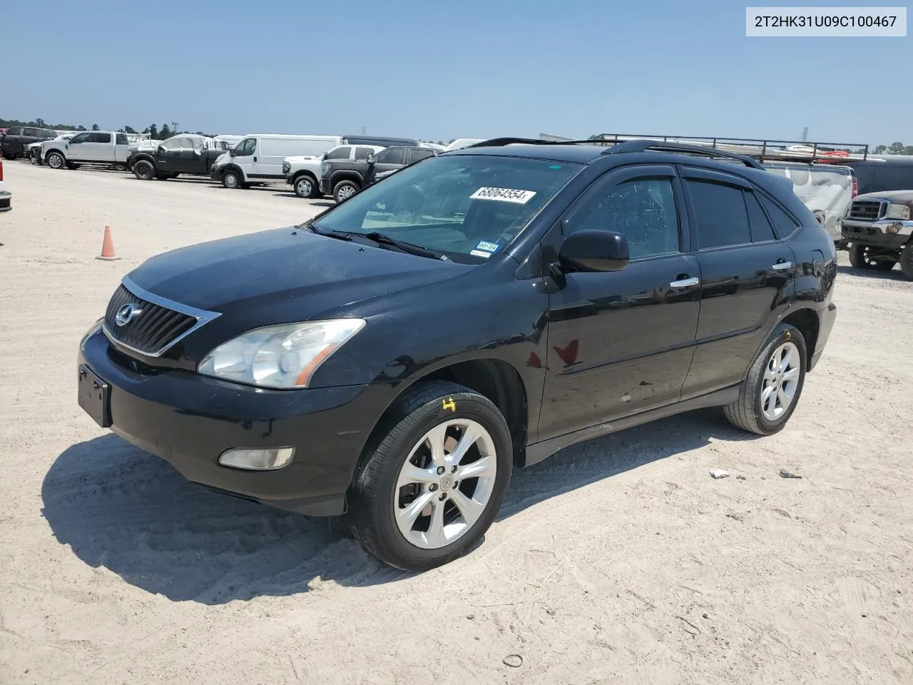 2T2HK31U09C100467 2009 Lexus Rx 350