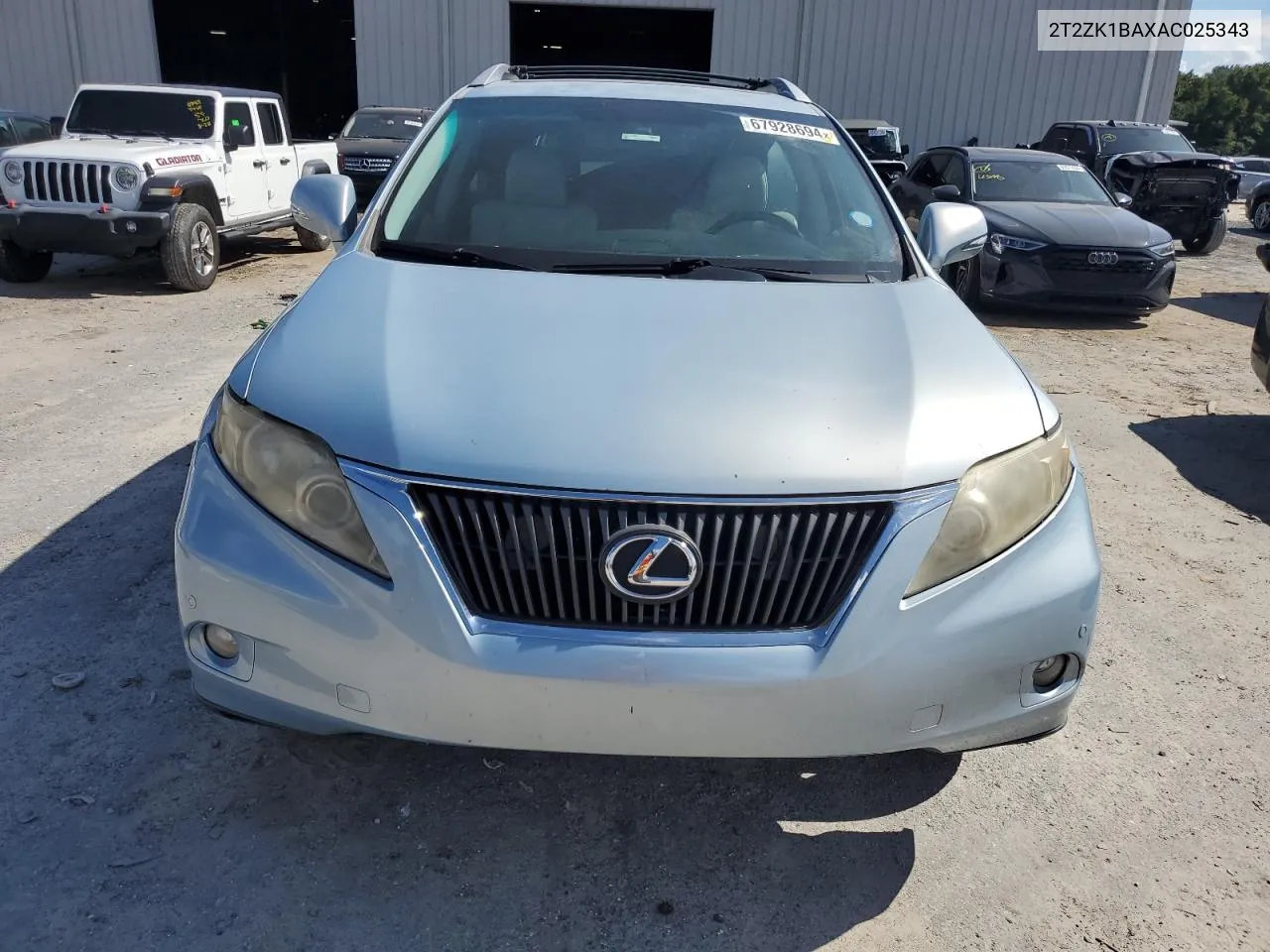 2T2ZK1BAXAC025343 2010 Lexus Rx 350