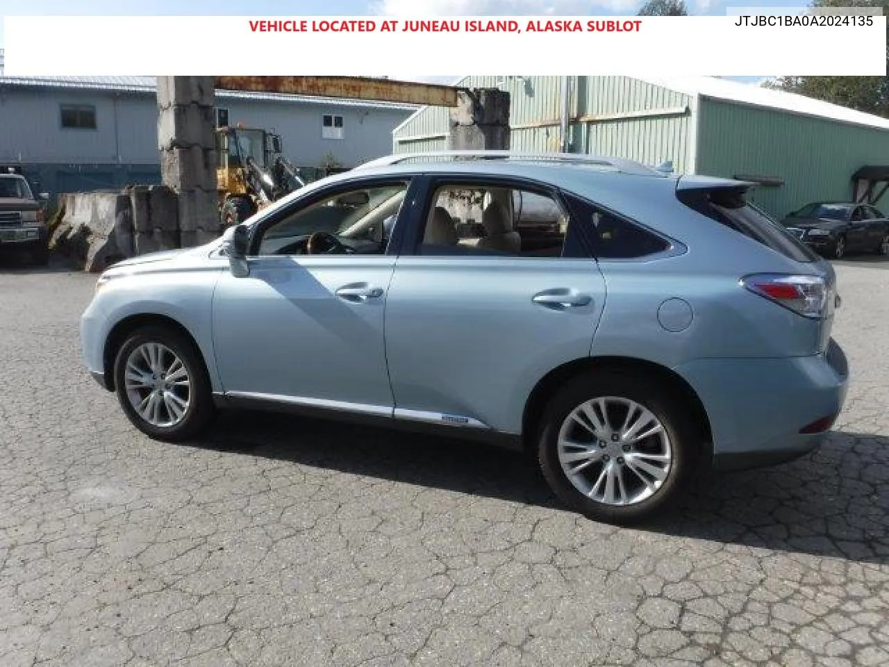 JTJBC1BA0A2024135 2010 Lexus Rx 450H