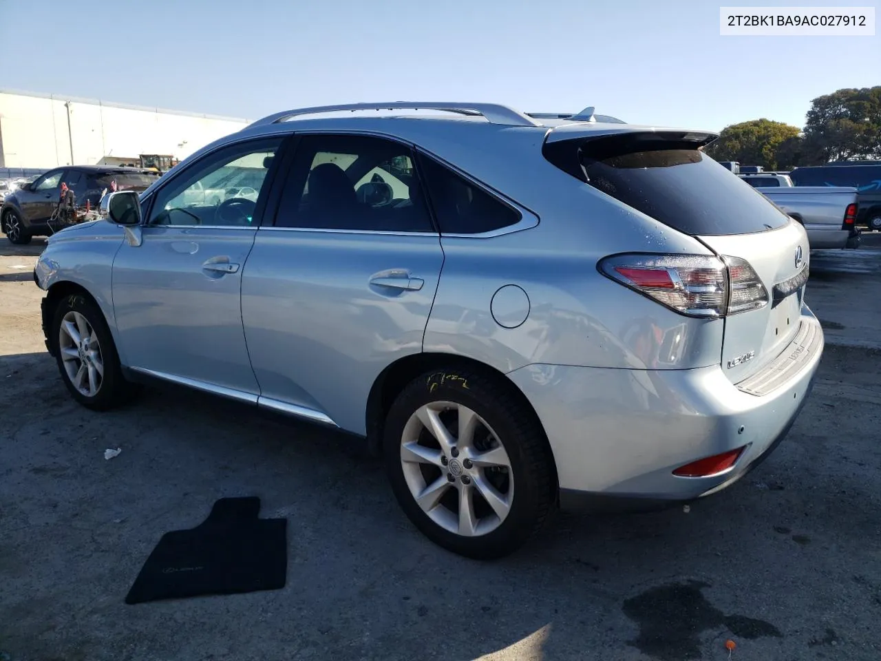 2010 Lexus Rx 350 VIN: 2T2BK1BA9AC027912 Lot: 69325054