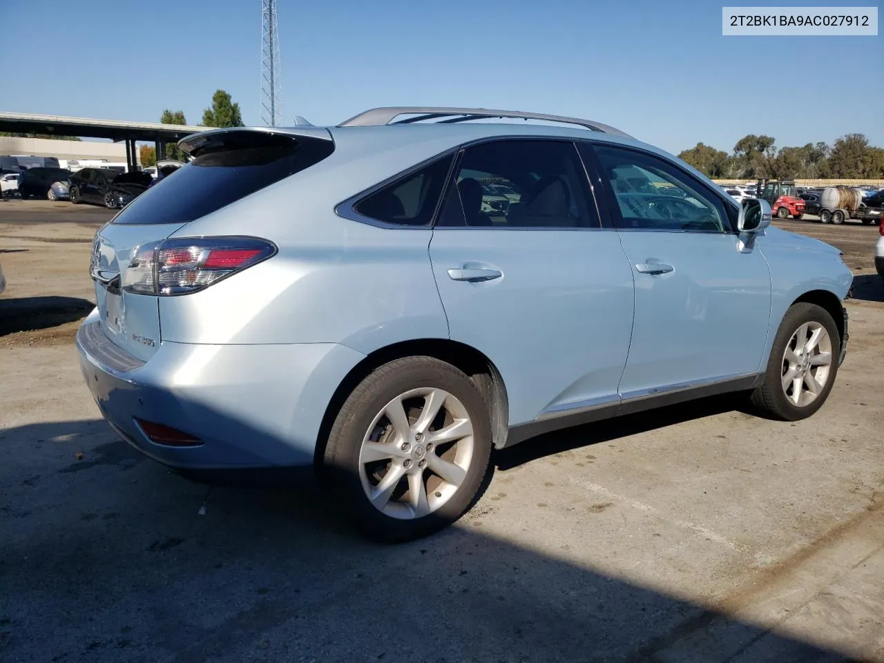 2010 Lexus Rx 350 VIN: 2T2BK1BA9AC027912 Lot: 69325054