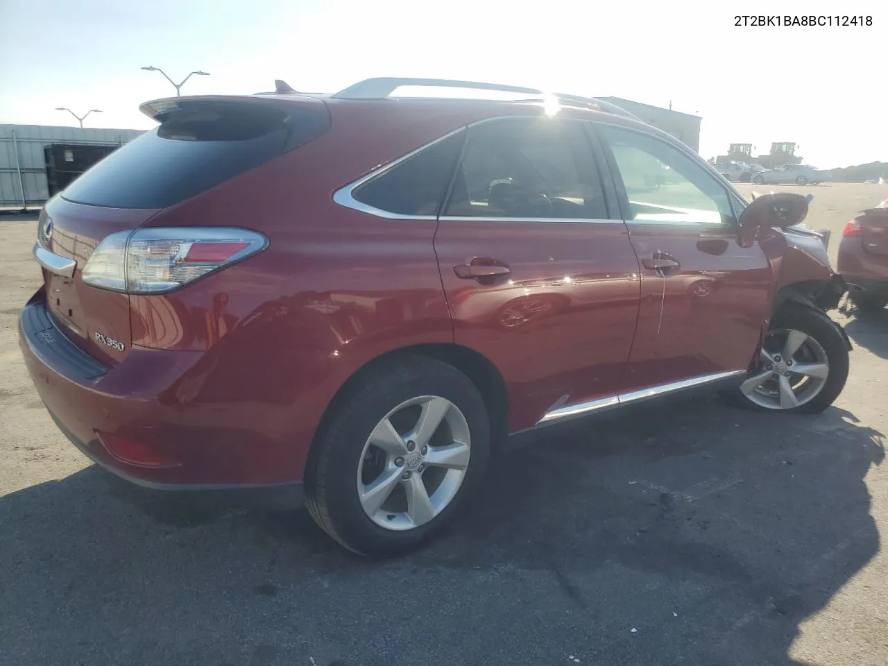 2011 Lexus Rx 350 VIN: 2T2BK1BA8BC112418 Lot: 69959214