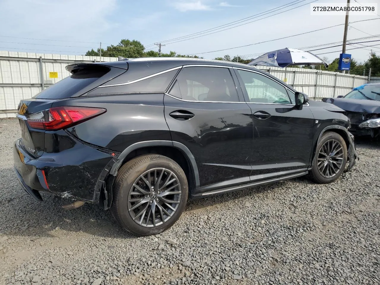 2016 Lexus Rx 350 Base VIN: 2T2BZMCA8GC051798 Lot: 71649774