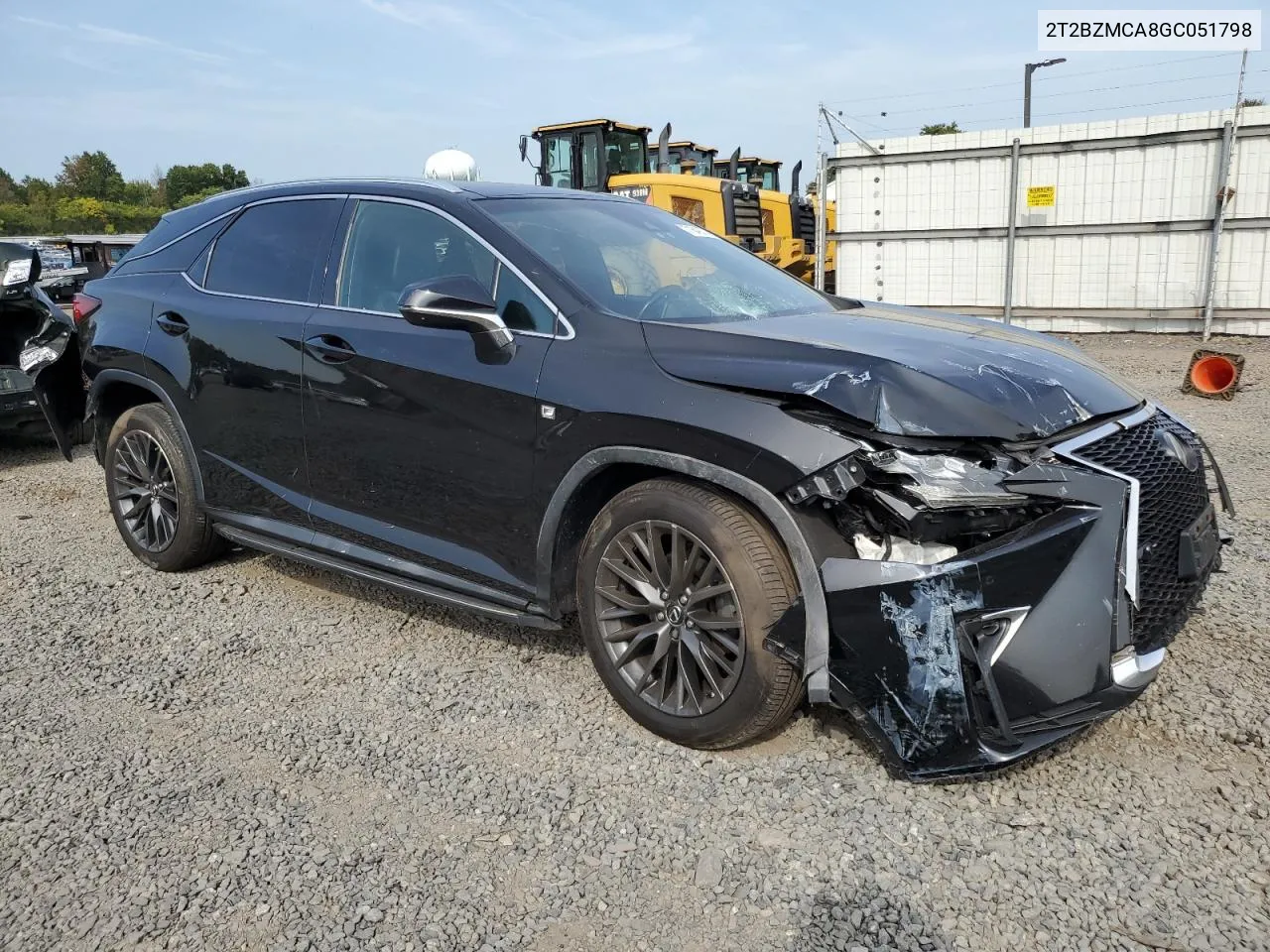 2016 Lexus Rx 350 Base VIN: 2T2BZMCA8GC051798 Lot: 71649774