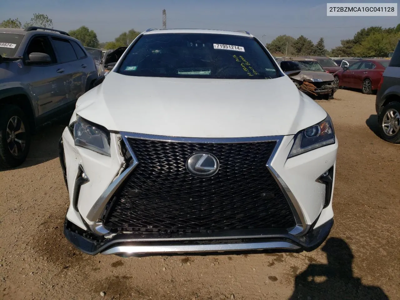 2T2BZMCA1GC041128 2016 Lexus Rx 350 Base