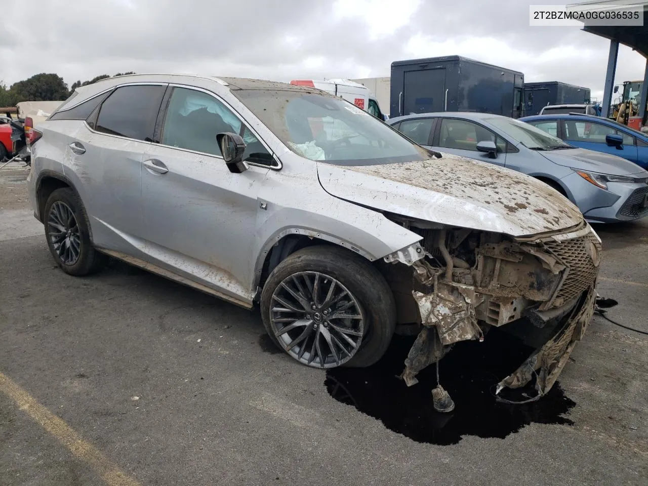 2016 Lexus Rx 350 Base VIN: 2T2BZMCA0GC036535 Lot: 72064304