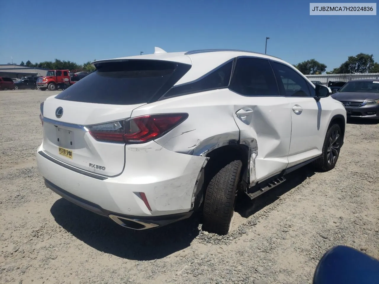 JTJBZMCA7H2024836 2017 Lexus Rx 350 Base