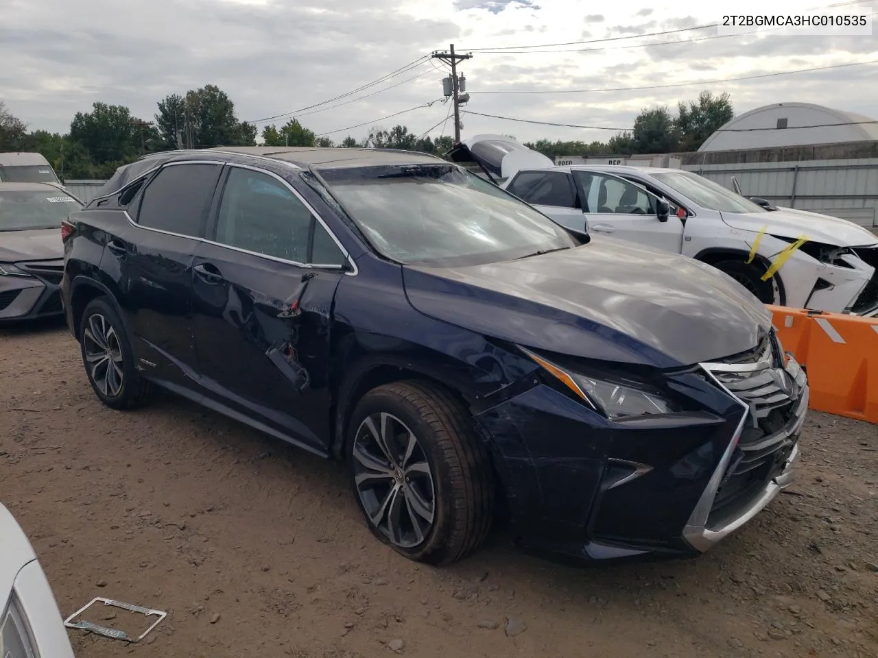 2017 Lexus Rx 450H Base VIN: 2T2BGMCA3HC010535 Lot: 71868654