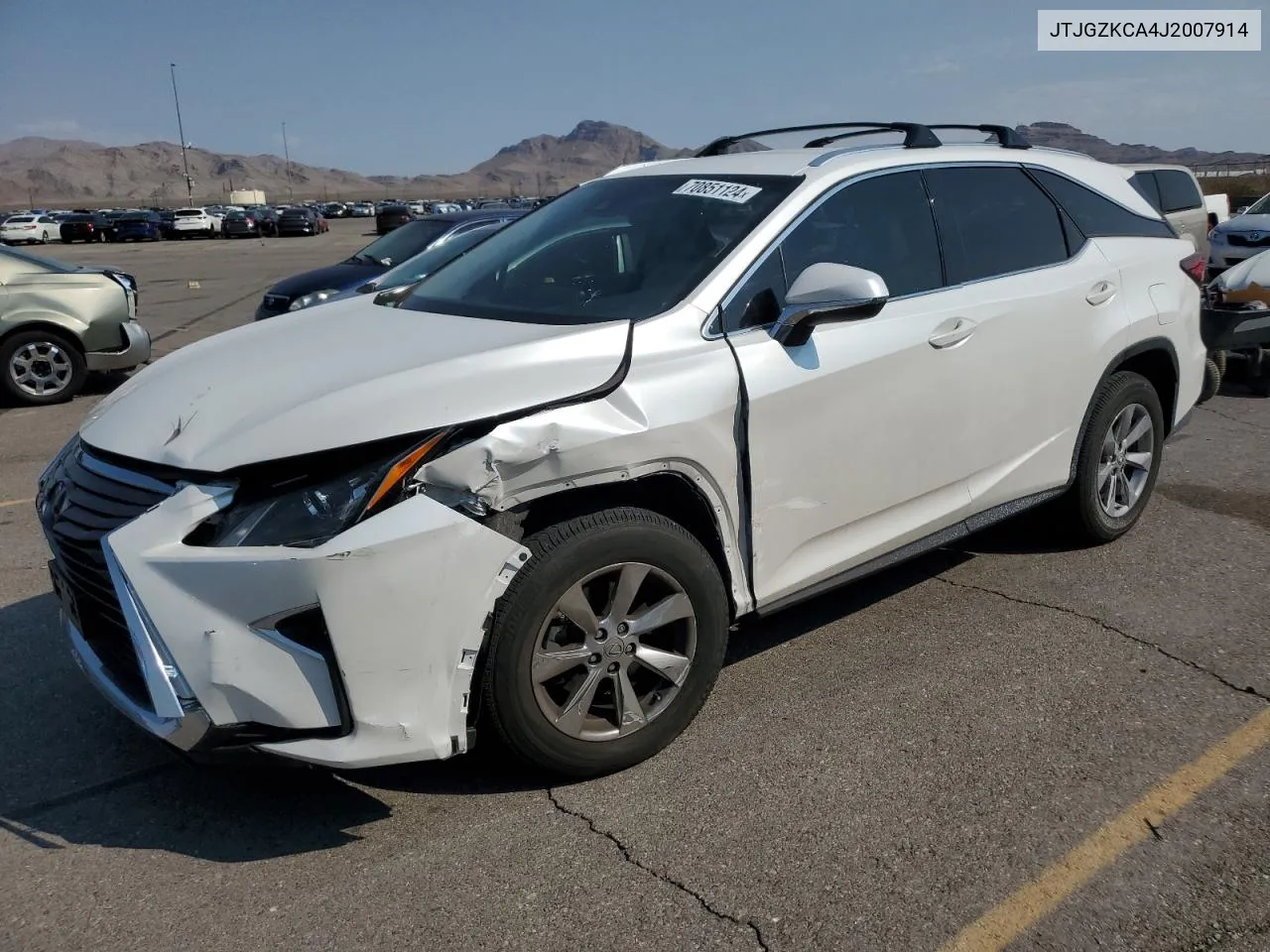 2018 Lexus Rx 350 L VIN: JTJGZKCA4J2007914 Lot: 70851124