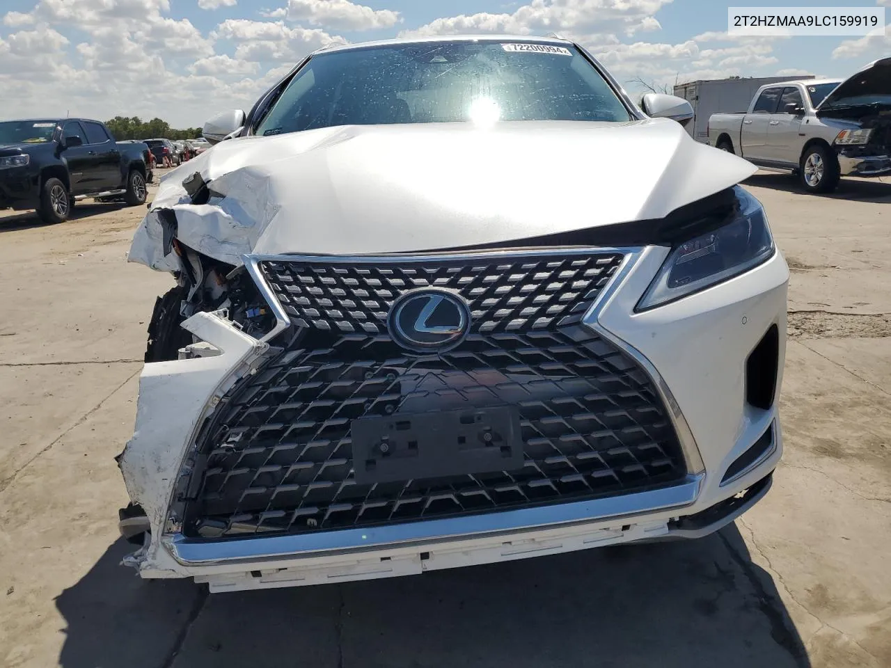 2020 Lexus Rx 350 VIN: 2T2HZMAA9LC159919 Lot: 72200994