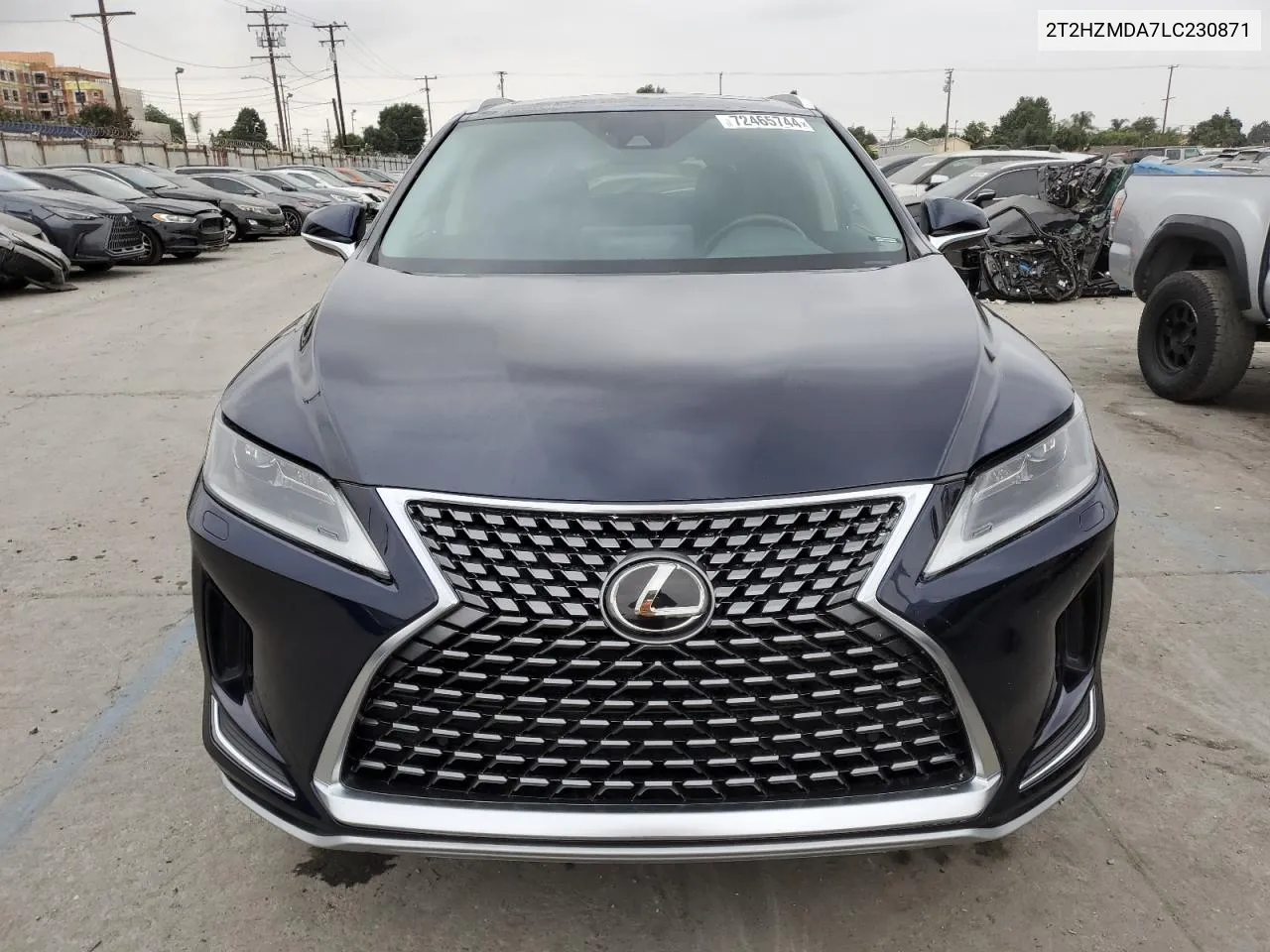 2020 Lexus Rx 350 VIN: 2T2HZMDA7LC230871 Lot: 72465744