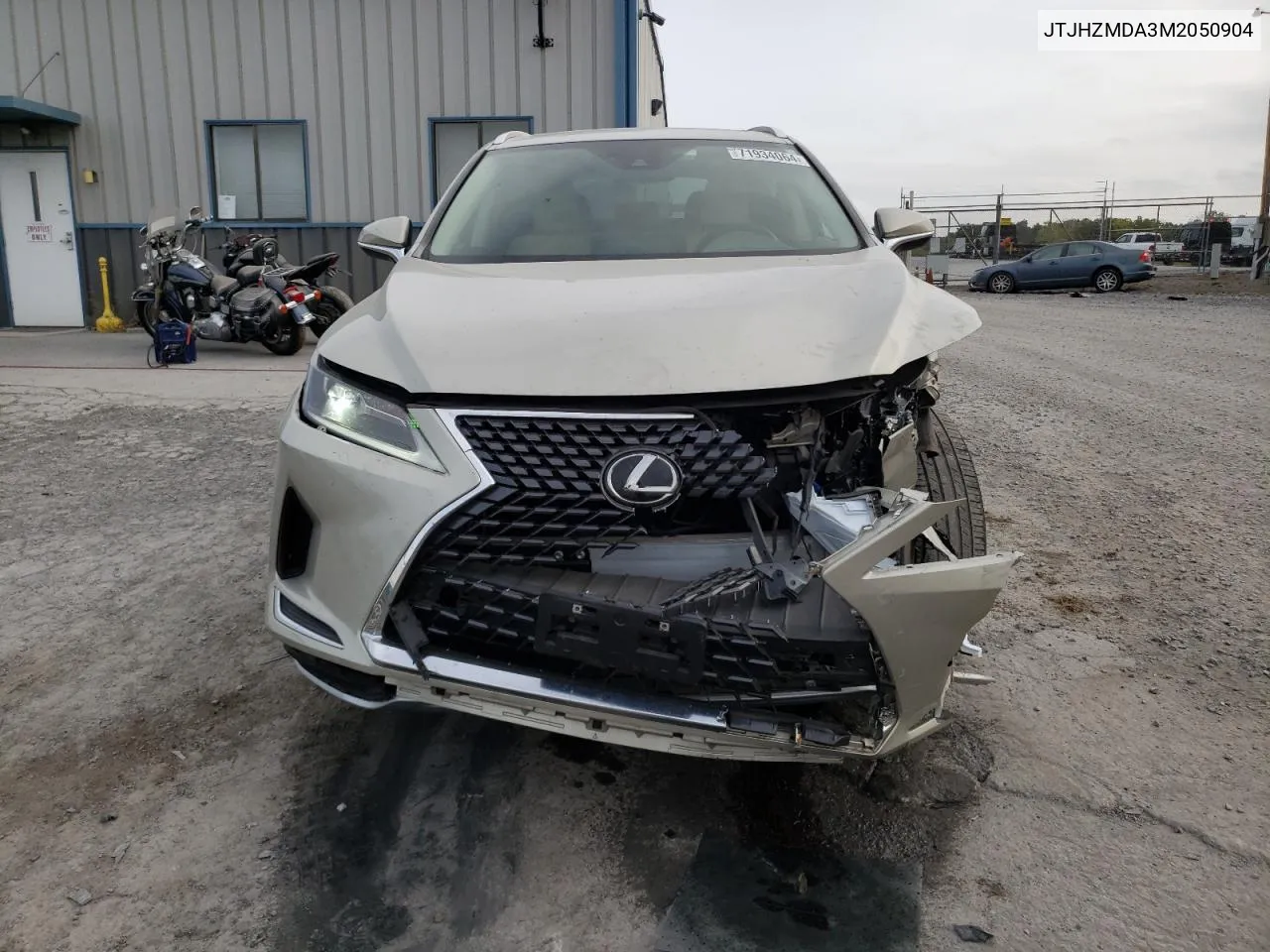 2021 Lexus Rx 350 VIN: JTJHZMDA3M2050904 Lot: 71934064