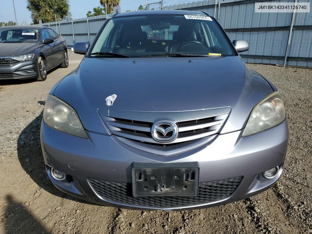 2004 Mazda 3 Hatchback VIN: JM1BK143341126740 Lot: 66766984