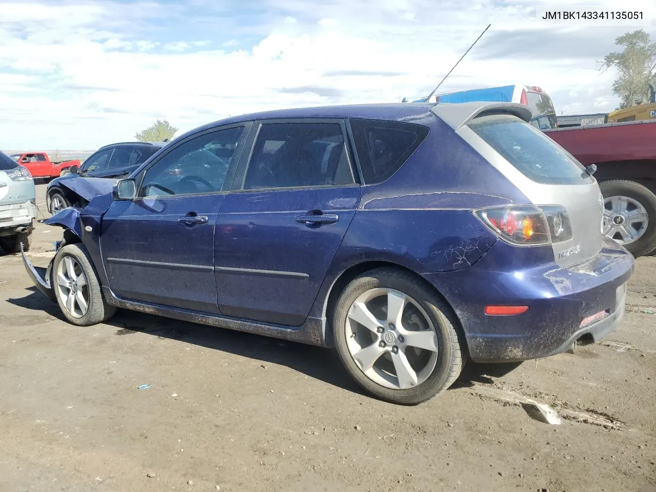 2004 Mazda 3 Hatchback VIN: JM1BK143341135051 Lot: 71224544