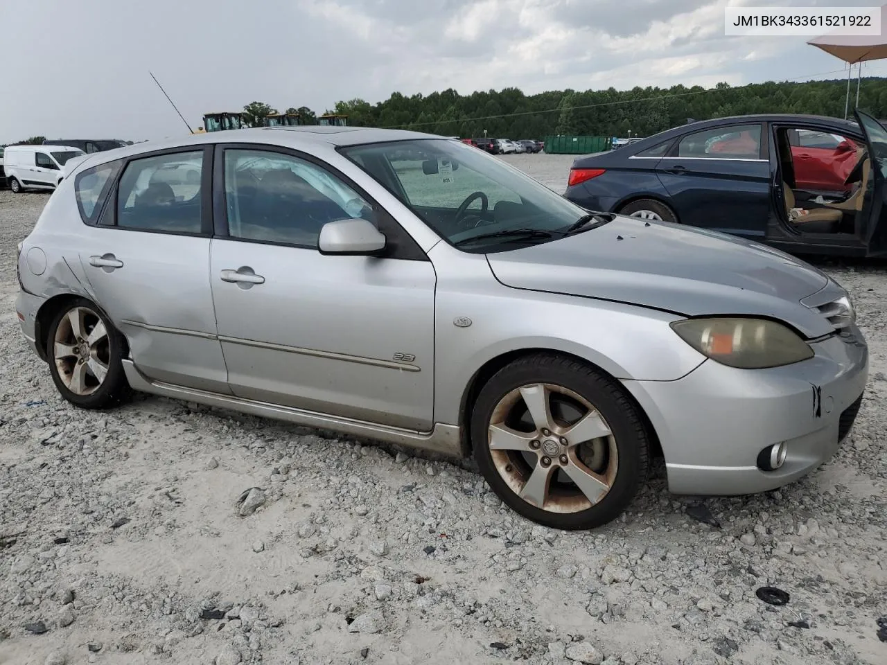 2006 Mazda 3 Hatchback VIN: JM1BK343361521922 Lot: 64578984