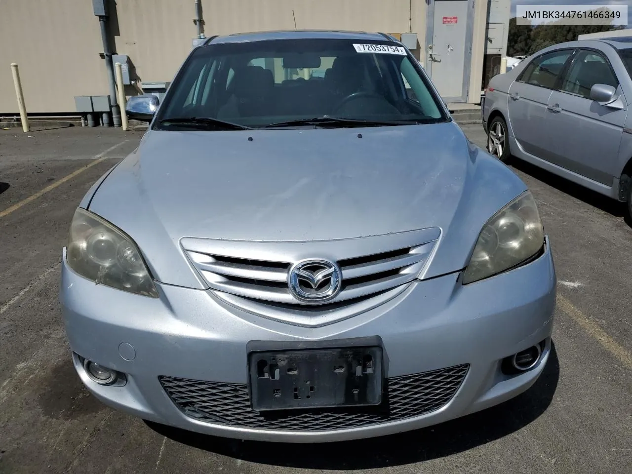 2006 Mazda 3 Hatchback VIN: JM1BK344761466349 Lot: 72053754