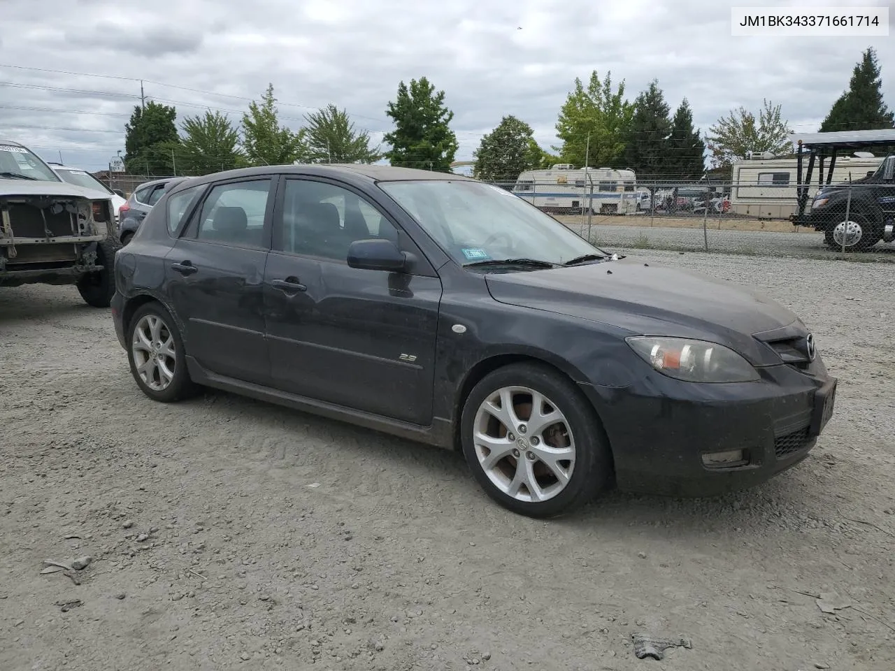 2007 Mazda 3 Hatchback VIN: JM1BK343371661714 Lot: 66229464