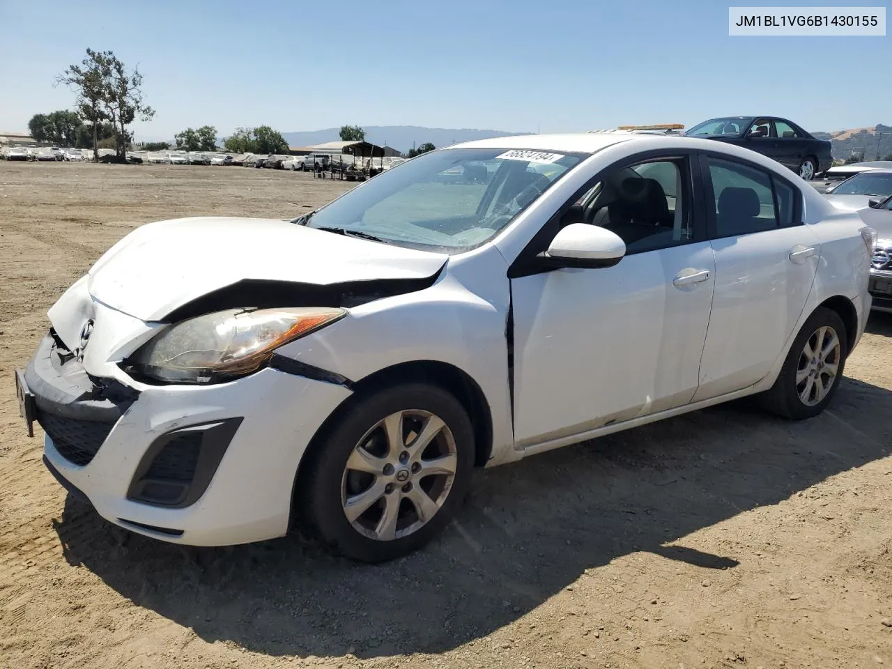 JM1BL1VG6B1430155 2011 Mazda 3 I