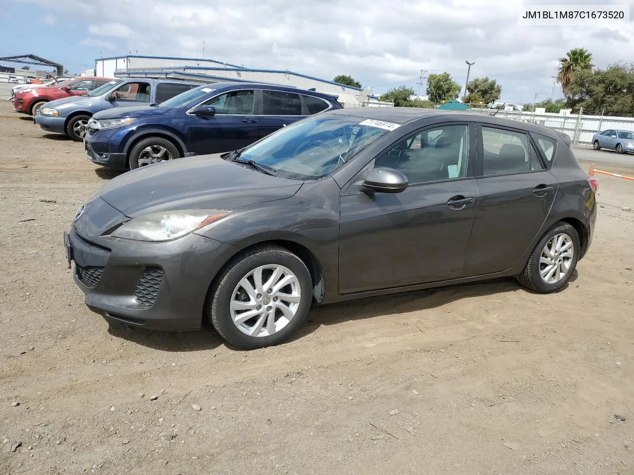 JM1BL1M87C1673520 2012 Mazda 3 I