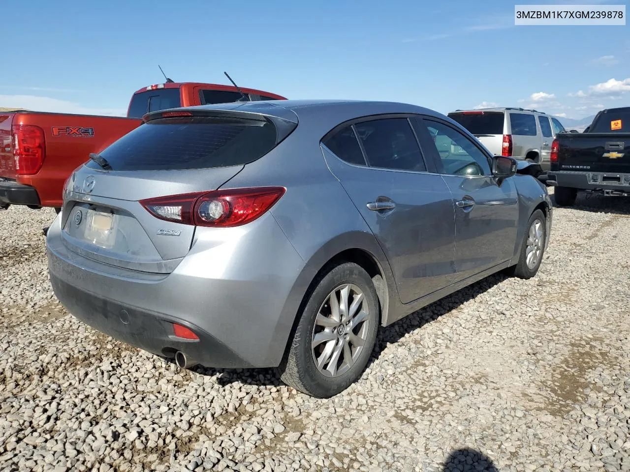 2016 Mazda 3 Sport VIN: 3MZBM1K7XGM239878 Lot: 71855604