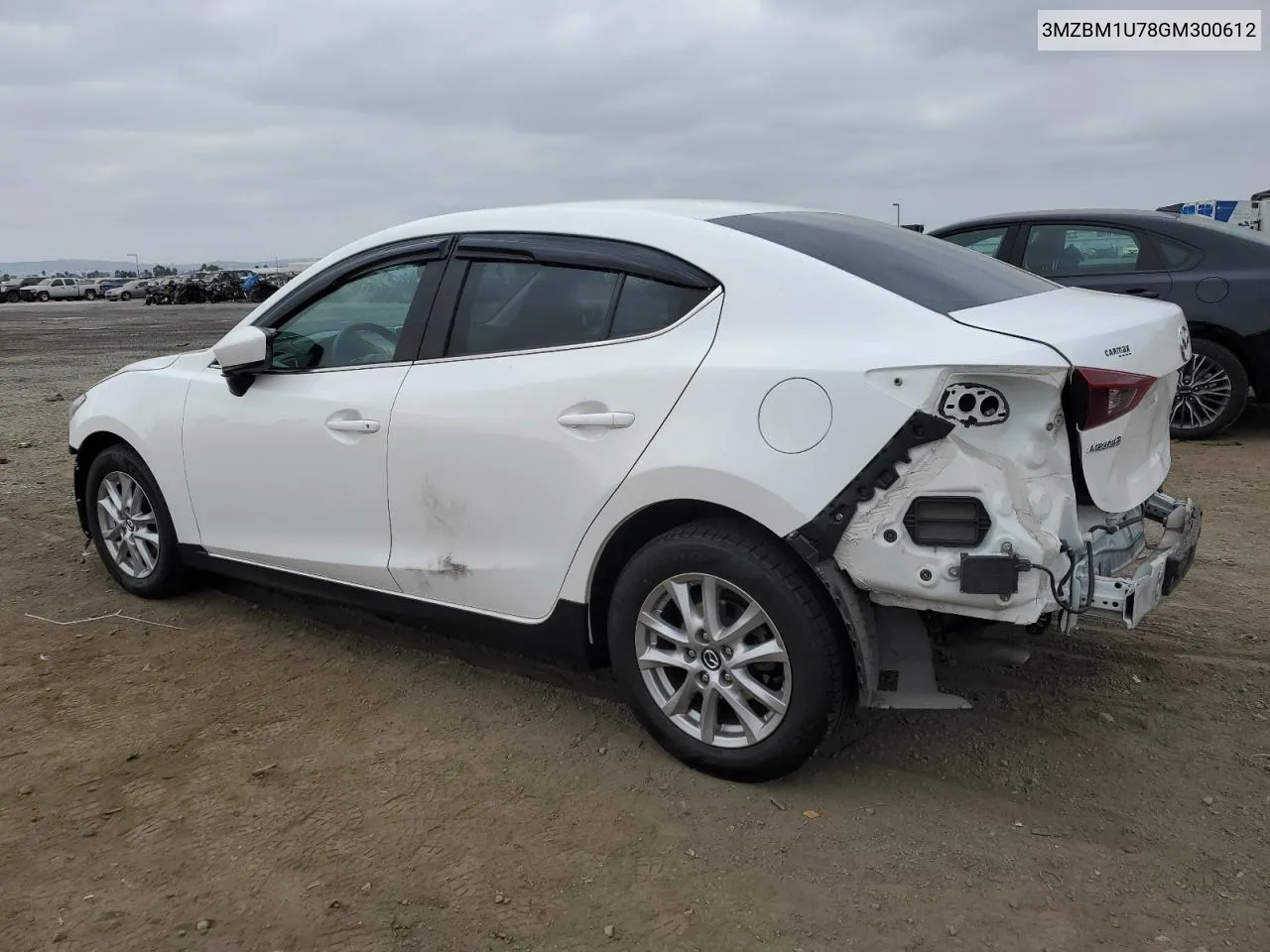 2016 Mazda 3 Sport VIN: 3MZBM1U78GM300612 Lot: 72192914