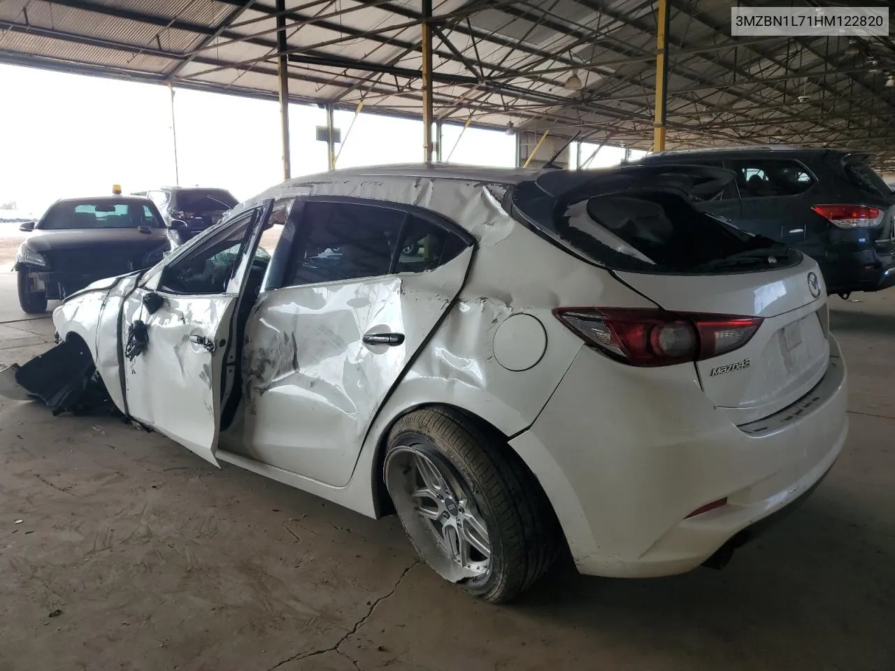 2017 Mazda 3 Touring VIN: 3MZBN1L71HM122820 Lot: 64668704