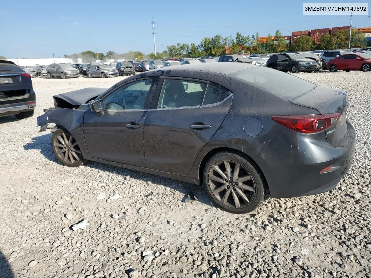 2017 Mazda 3 Touring VIN: 3MZBN1V70HM149892 Lot: 71794834