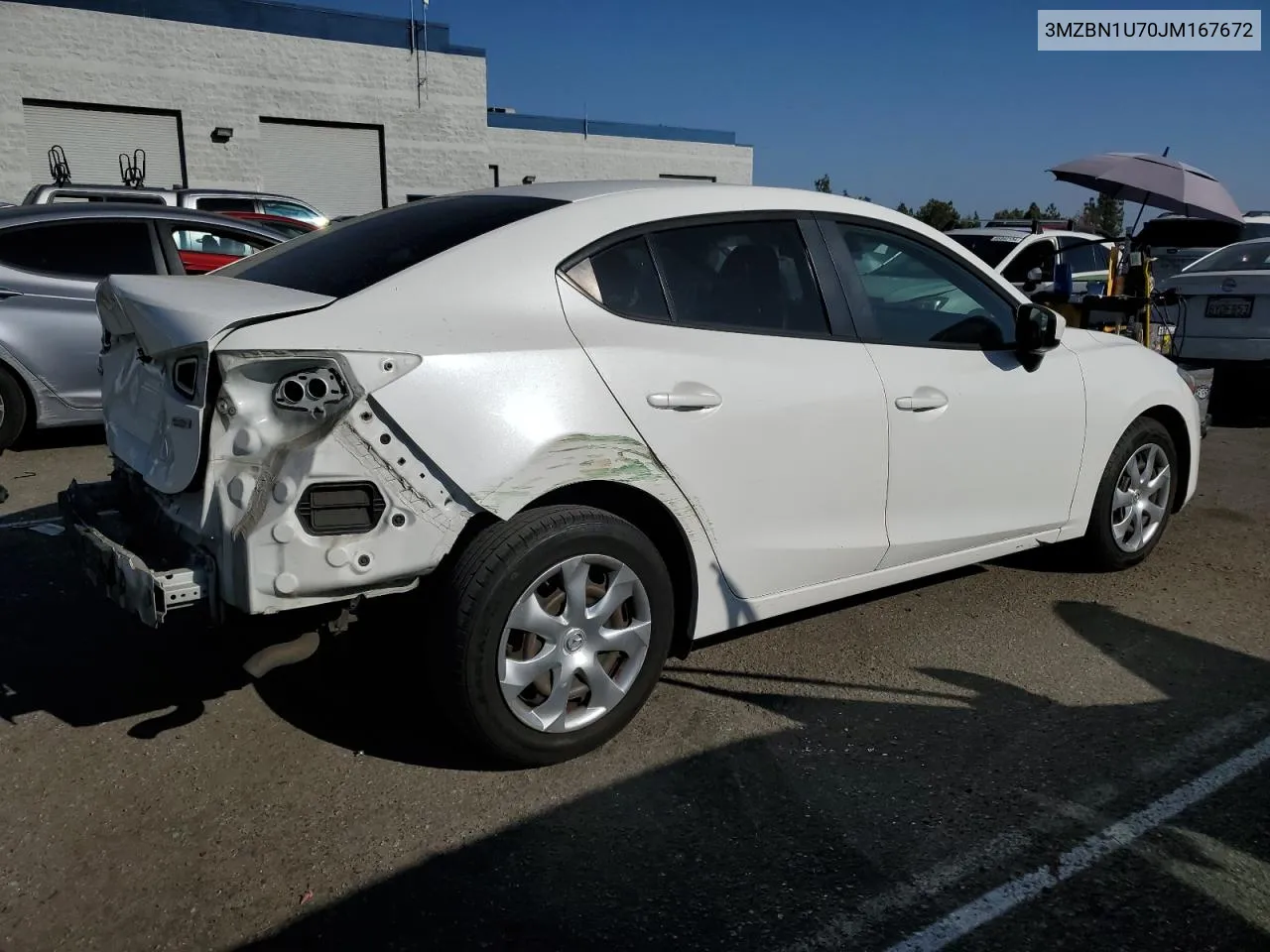 2018 Mazda 3 Sport VIN: 3MZBN1U70JM167672 Lot: 72068384