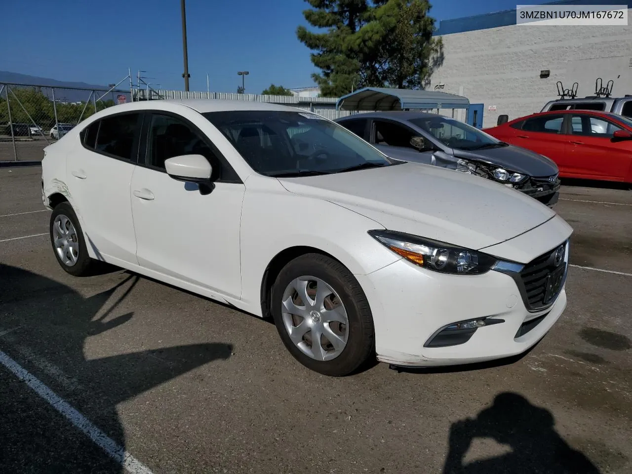 2018 Mazda 3 Sport VIN: 3MZBN1U70JM167672 Lot: 72068384