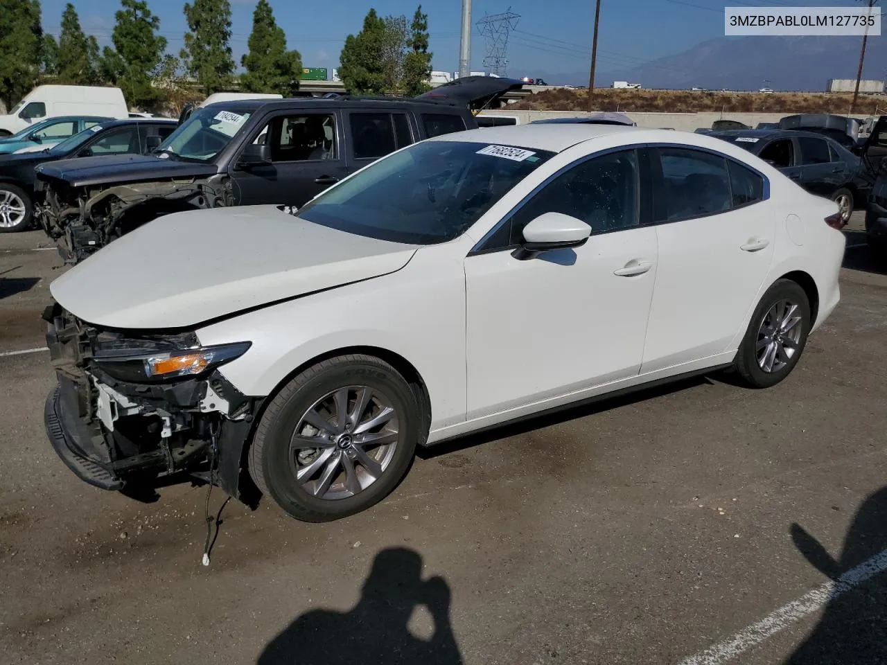 2020 Mazda 3 VIN: 3MZBPABL0LM127735 Lot: 71682524