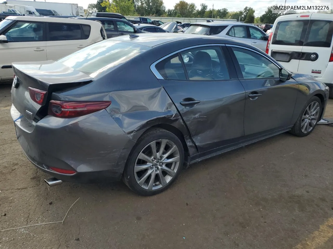 2020 Mazda 3 Premium VIN: 3MZBPAEM2LM132276 Lot: 72051104