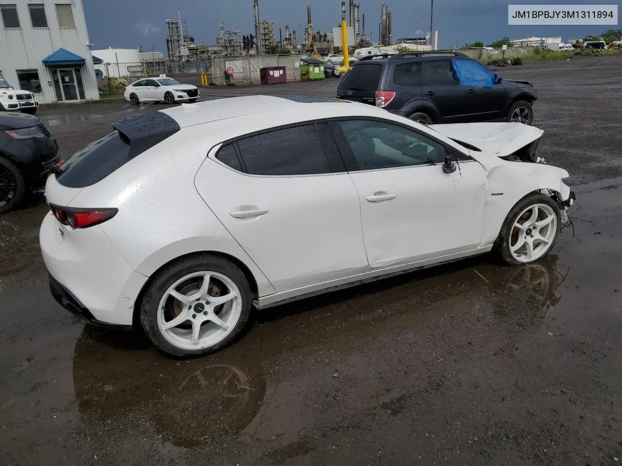 2021 Mazda 3 VIN: JM1BPBJY3M1311894 Lot: 65015234