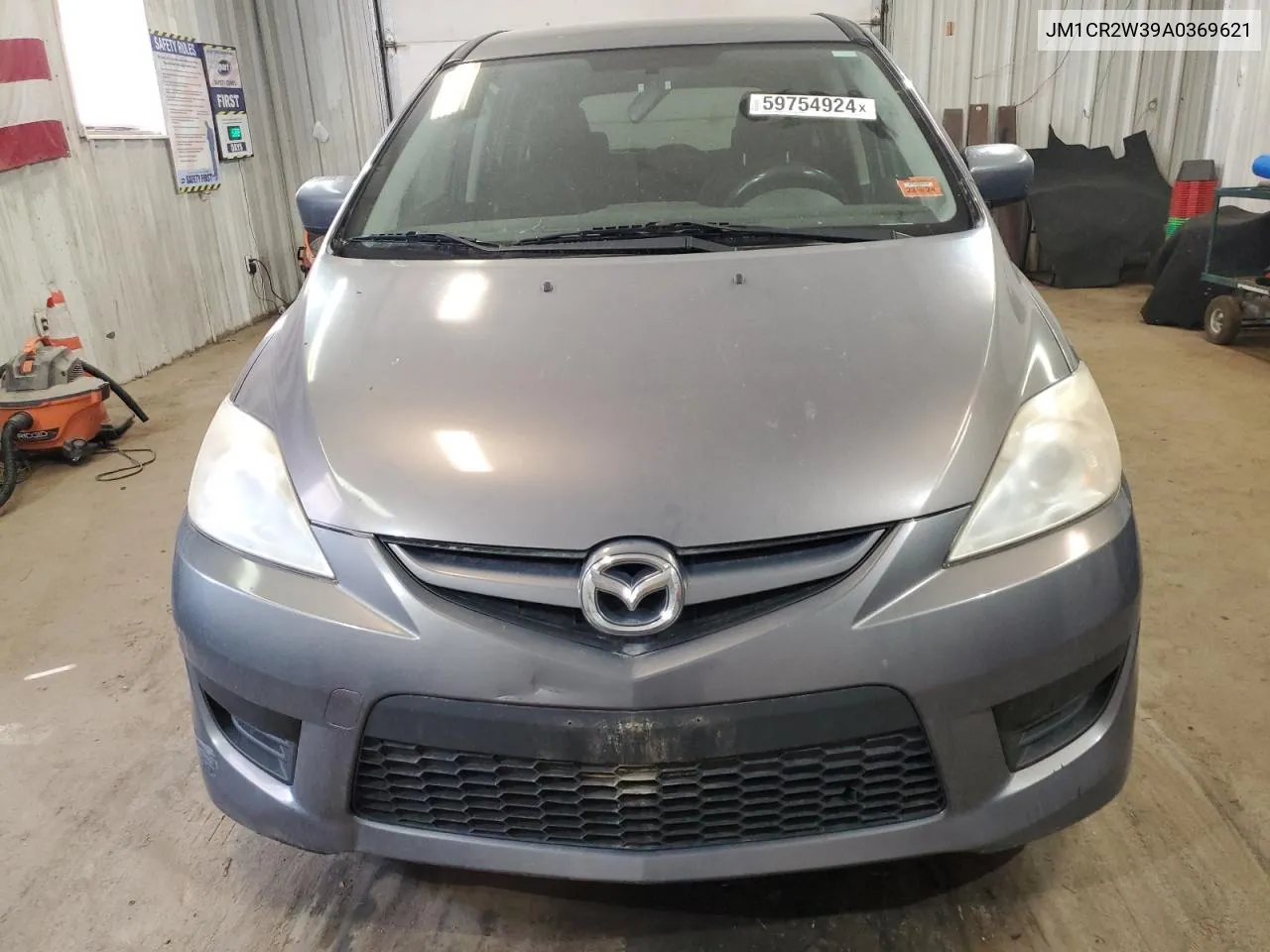 2010 Mazda 5 VIN: JM1CR2W39A0369621 Lot: 59754924