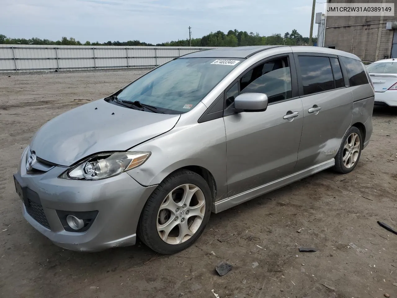 2010 Mazda 5 VIN: JM1CR2W31A0389149 Lot: 67403344