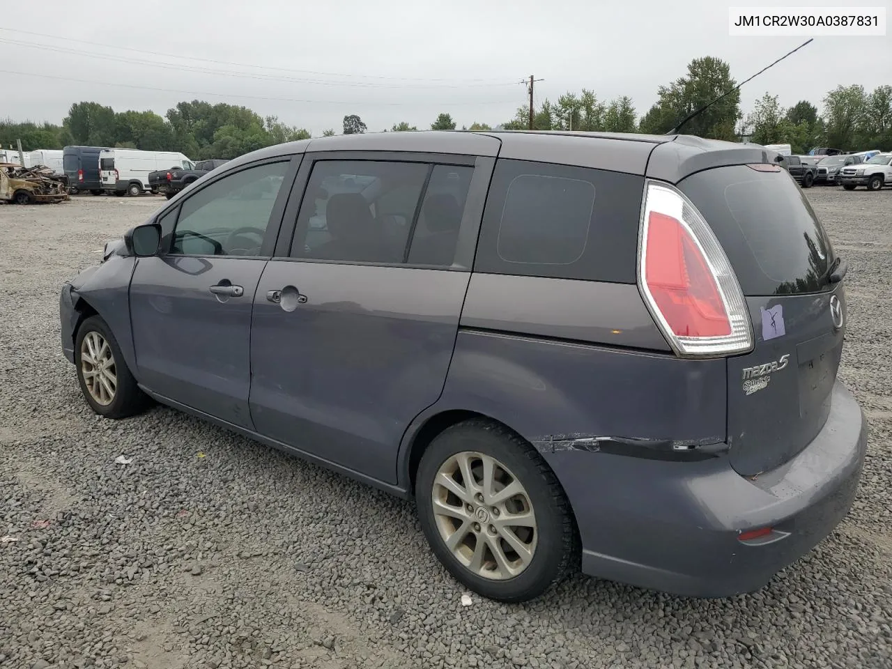 2010 Mazda 5 VIN: JM1CR2W30A0387831 Lot: 70510874