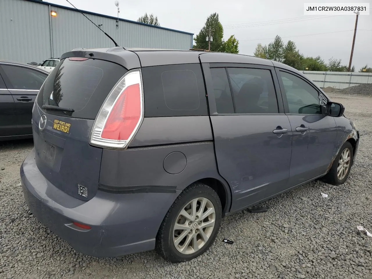 2010 Mazda 5 VIN: JM1CR2W30A0387831 Lot: 70510874