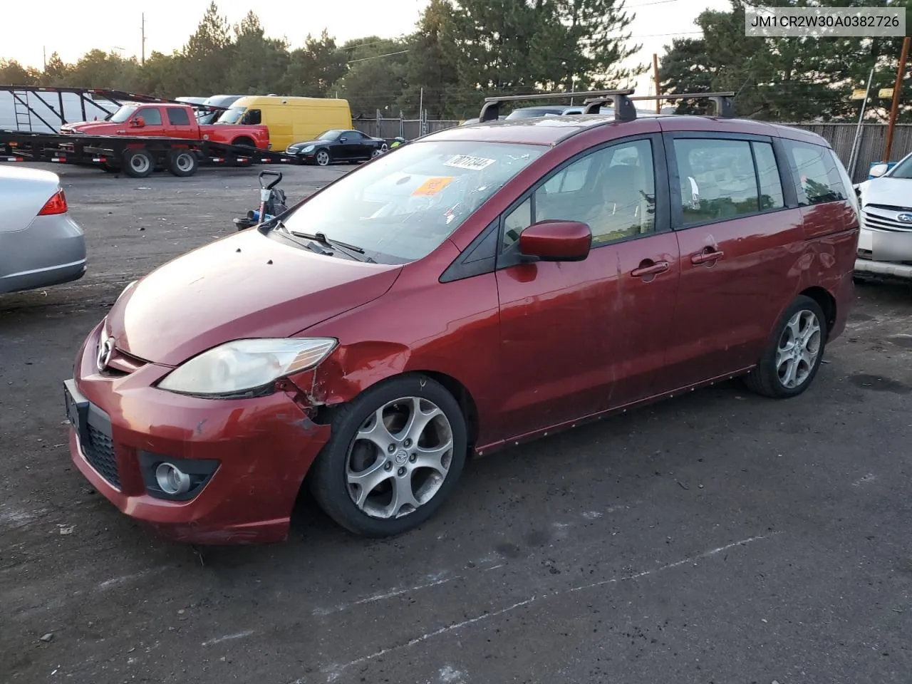 2010 Mazda 5 VIN: JM1CR2W30A0382726 Lot: 70717344