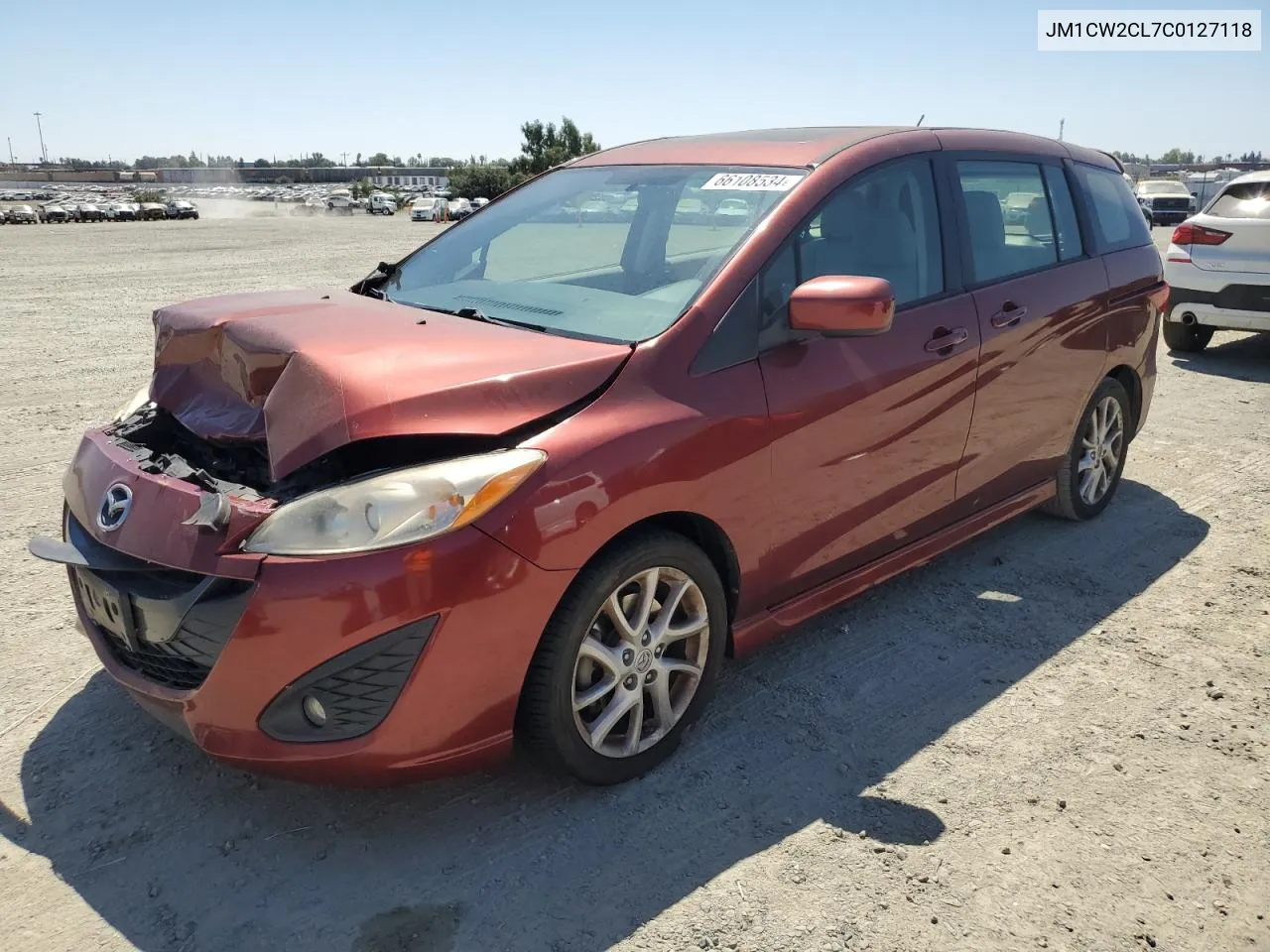 2012 Mazda 5 VIN: JM1CW2CL7C0127118 Lot: 66108534