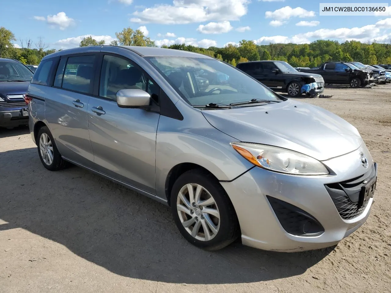 2012 Mazda 5 VIN: JM1CW2BL0C0136650 Lot: 70691224