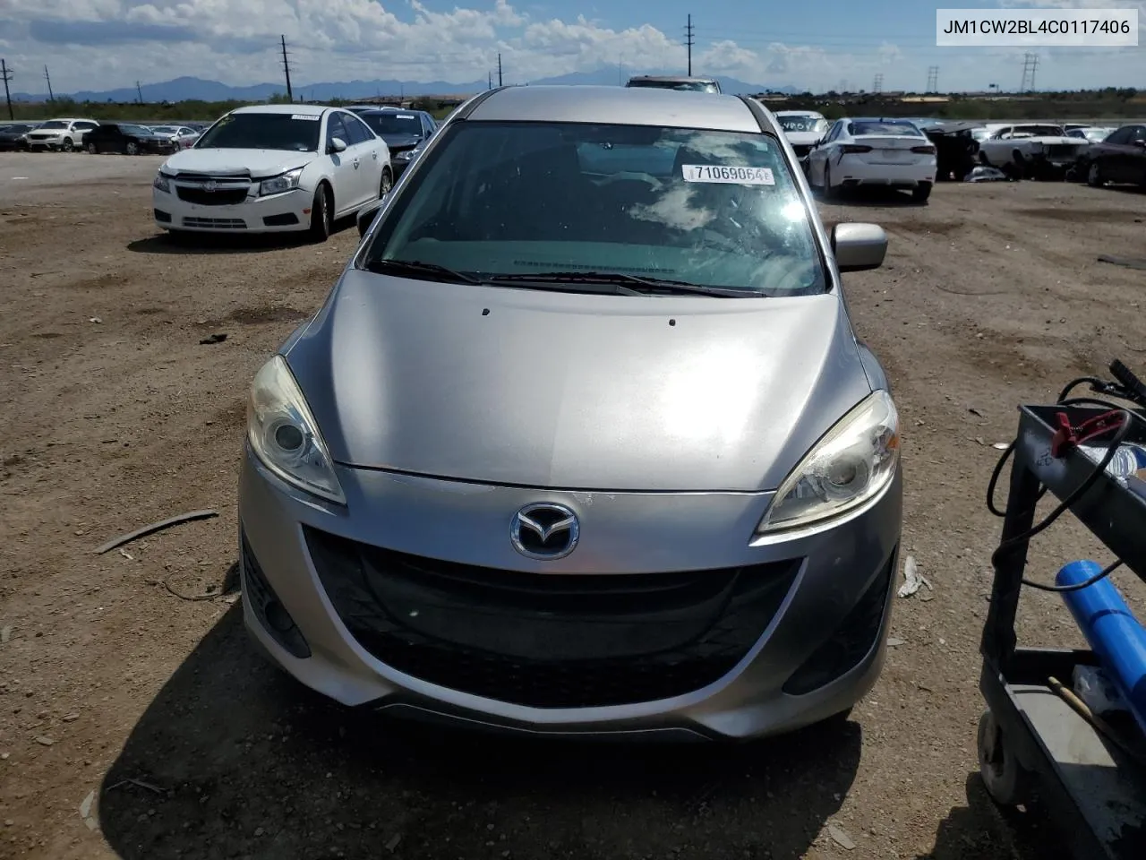 2012 Mazda 5 VIN: JM1CW2BL4C0117406 Lot: 71069064