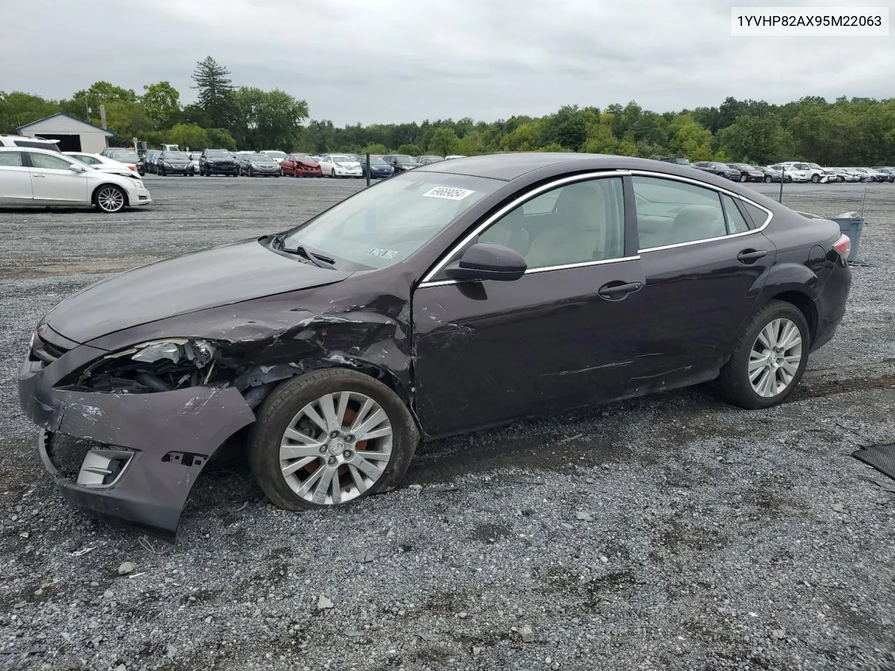 2009 Mazda 6 I VIN: 1YVHP82AX95M22063 Lot: 69689054