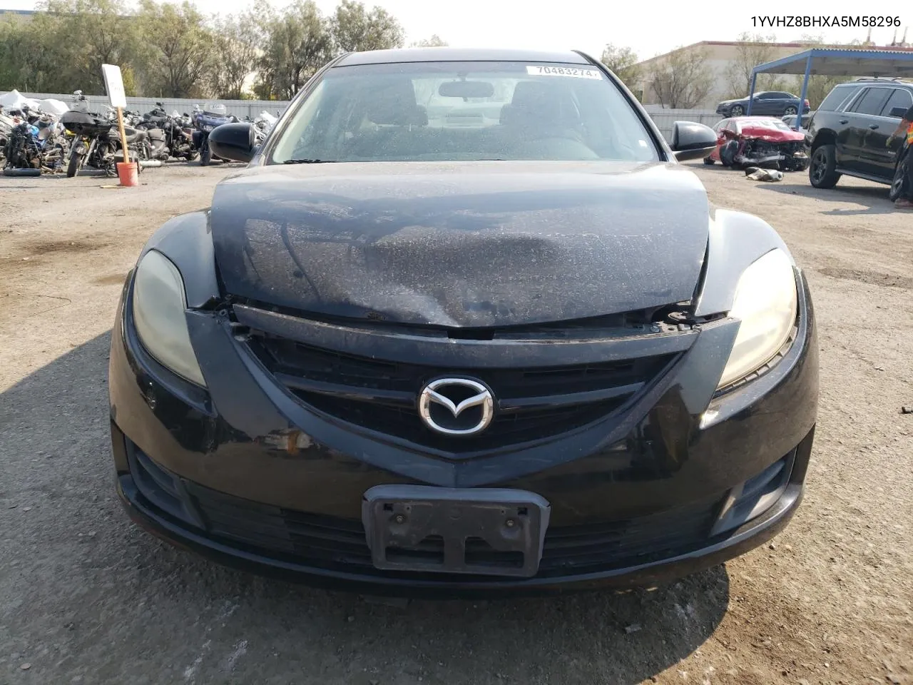 2010 Mazda 6 I VIN: 1YVHZ8BHXA5M58296 Lot: 70483274