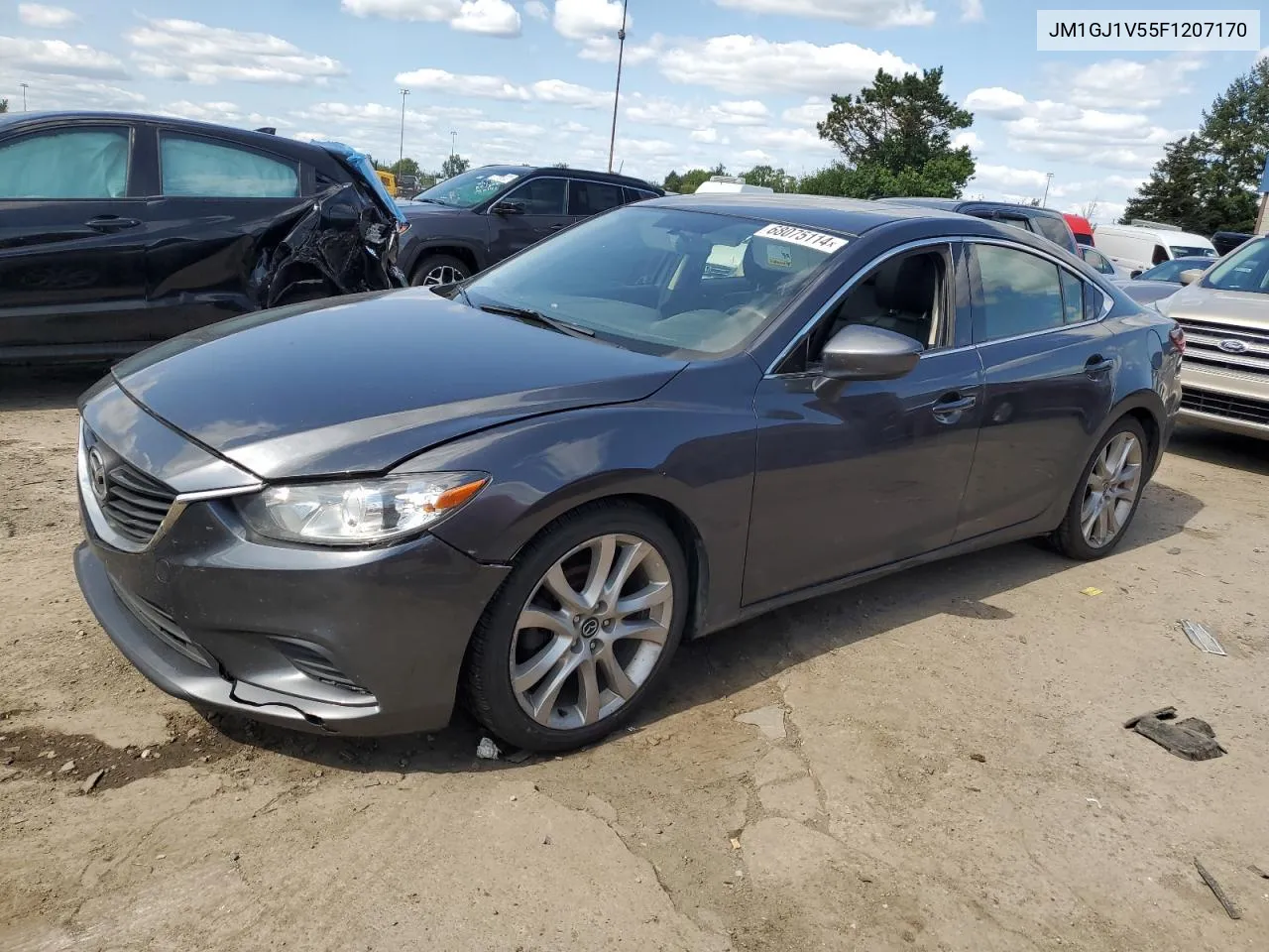 2015 Mazda 6 Touring VIN: JM1GJ1V55F1207170 Lot: 68075114