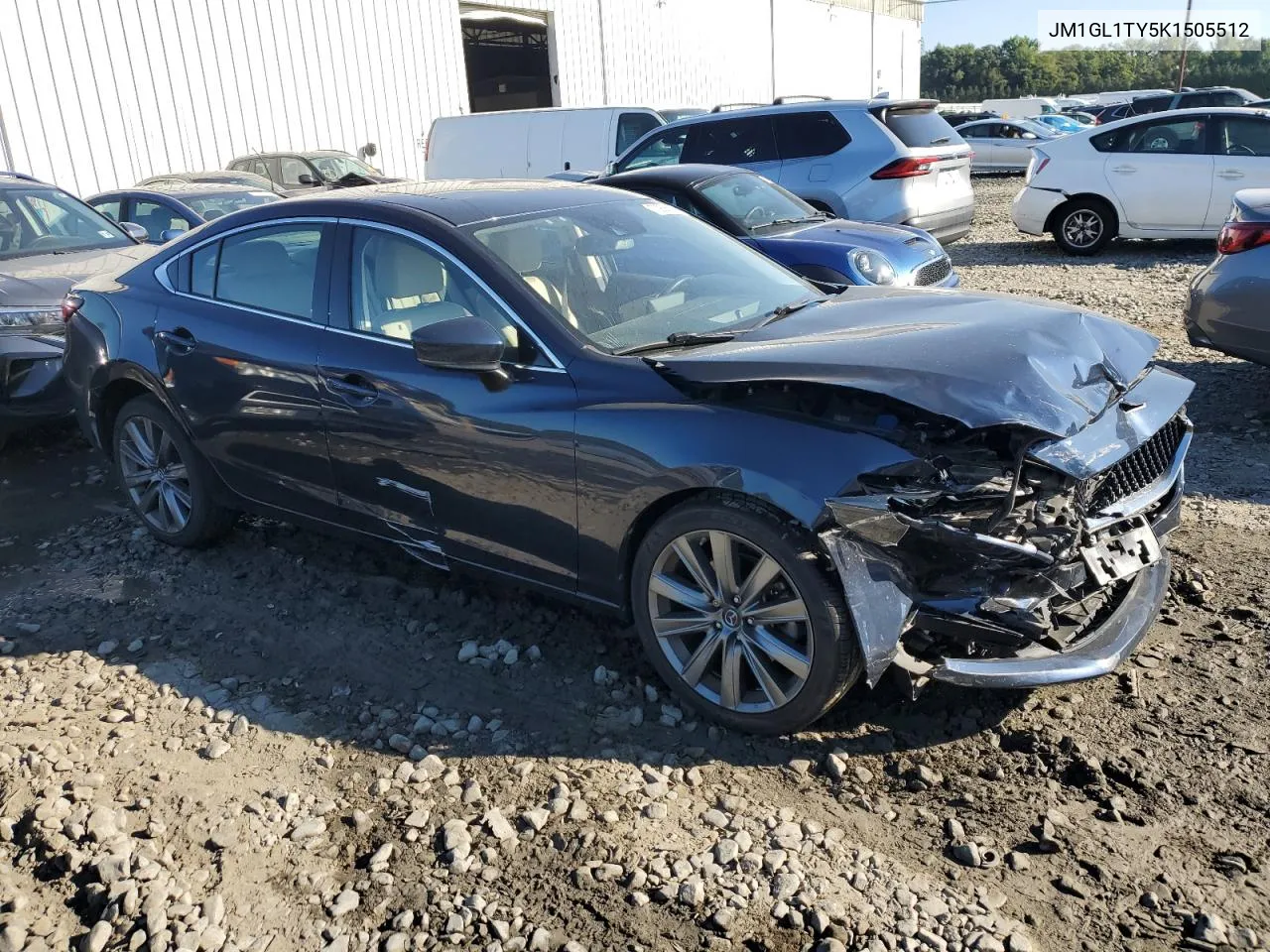 2019 Mazda 6 Grand Touring VIN: JM1GL1TY5K1505512 Lot: 70908194